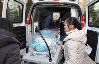 白银妇婴监护型护送